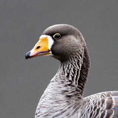 Greylag Goose Profile View