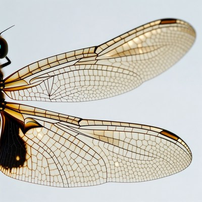 Closeup of Dragonfly Wings