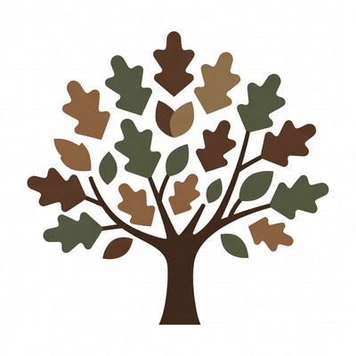 Autumn Tree Clipart Illustration