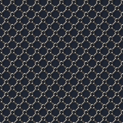 Shiny Black Chain Link Fence Texture