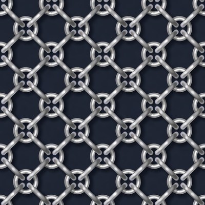 Silver Chain Mail Texture Background