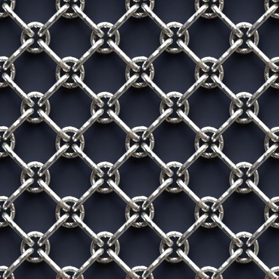 Shiny Chain Link Texture Background