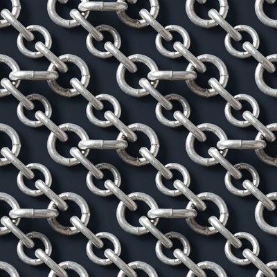 Silver Chain Links Texture