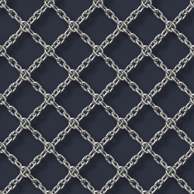 Shiny Chain Link Fence Texture