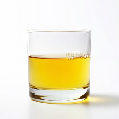 Glass of Amber Liquid