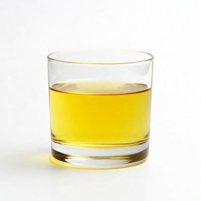 Glass of Amber Liquid