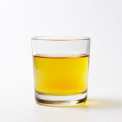Glass of Amber Liquid