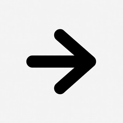 Black right arrow icon
