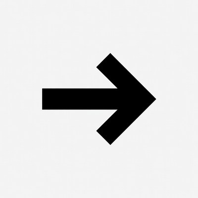 Black right arrow icon