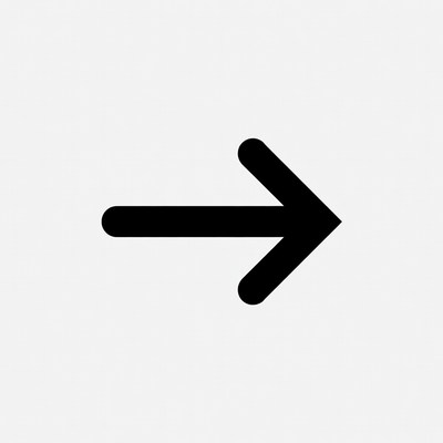 Black right arrow icon