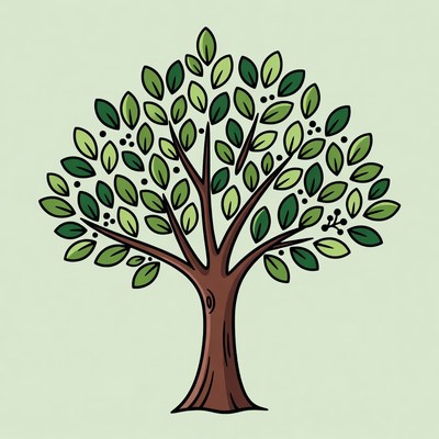 Green Tree Illustration