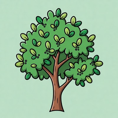 Olive Tree Illustration