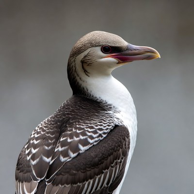 Closeup of Arctic Jaeger bird