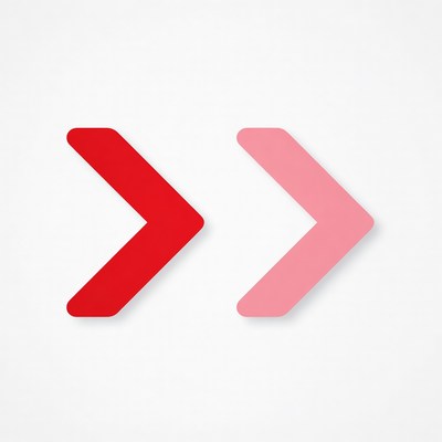 Red and Pink Arrows