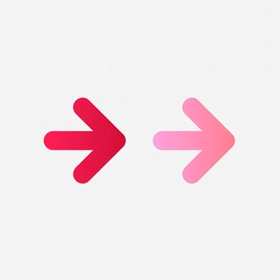 Red and Pink Arrows