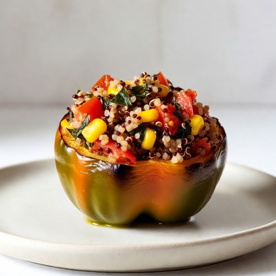 Stuffed Bell Pepper with Quinoa