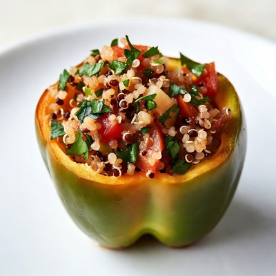 Quinoa Stuffed Bell Pepper