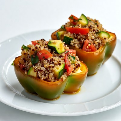 Quinoa Stuffed Bell Peppers