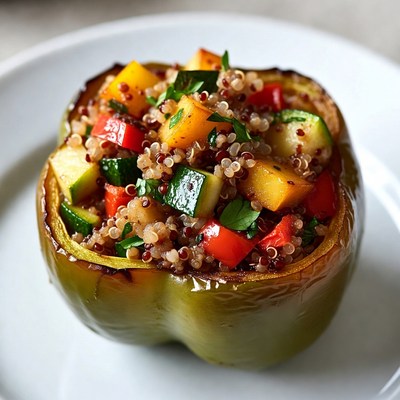 Stuffed Bell Pepper with Quinoa