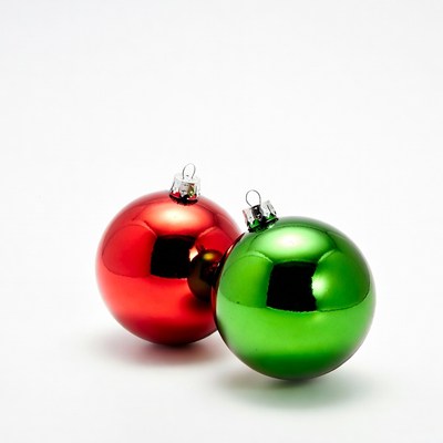 Red and Green Christmas Ornaments