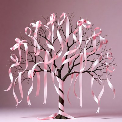 Pink Ribbon Tree
