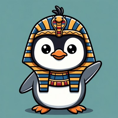 Pharaoh Penguin Waving