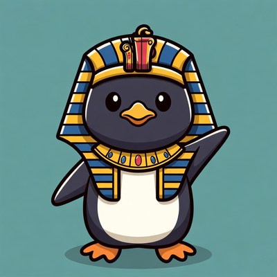 Pharaoh Penguin Waving