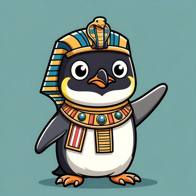 Pharaoh Penguin Waving