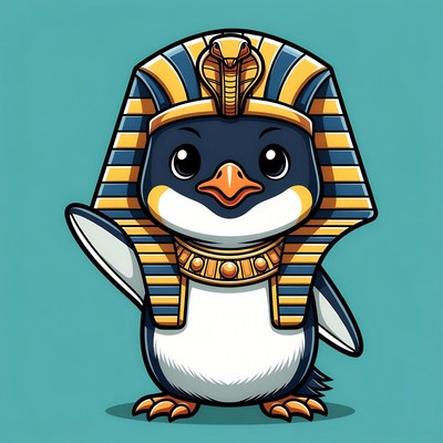 Pharaoh Penguin Waving