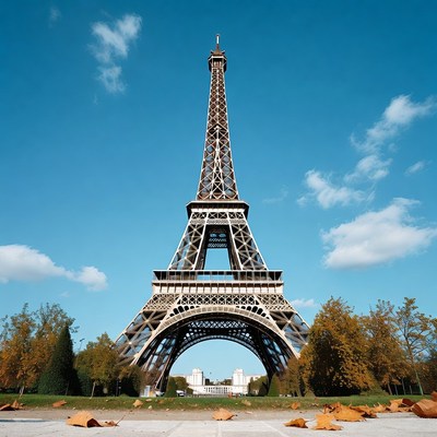 Eiffel Tower in Autumn