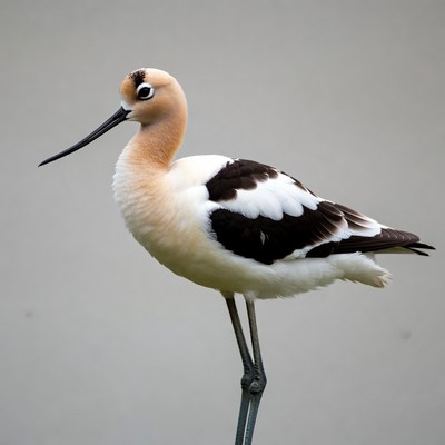 Black-necked Stilt standing gracefully