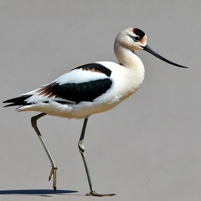 Black-necked Stilt standing gracefully