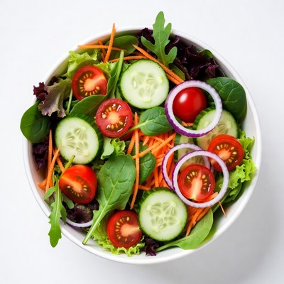 Fresh Garden Salad in Bowl