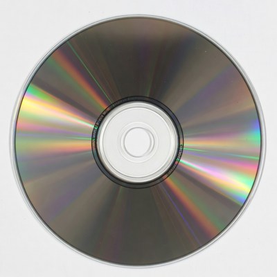 Shiny CD Disc Closeup