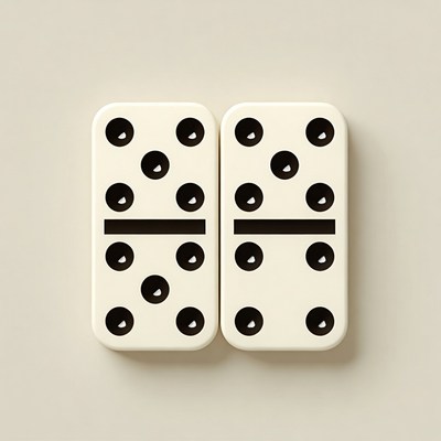 Double Six Domino Tiles