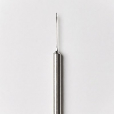 Sharp stainless steel needle