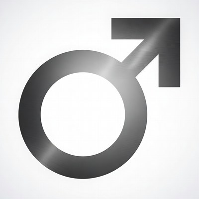 Shiny Male Symbol Icon