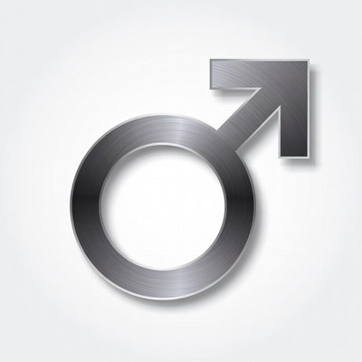 Shiny Male Symbol Icon