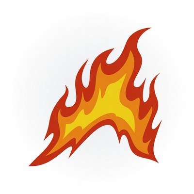 Cartoon Flame Icon