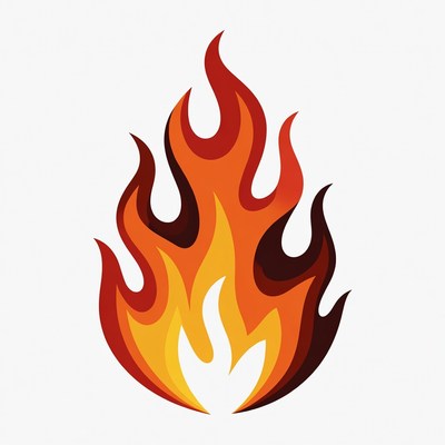 Flaming Fire Icon