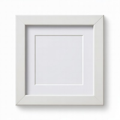 White Square Picture Frame