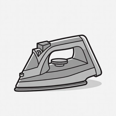 Clothing Iron Illustration