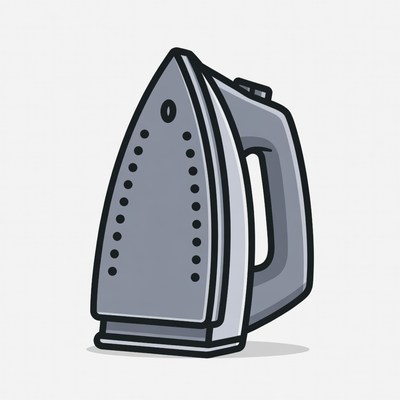 Clipart Steam Iron