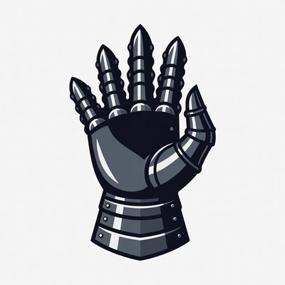 Medieval Knight Gauntlet Hand