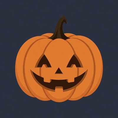 Jack-o'-lantern pumpkin illustration
