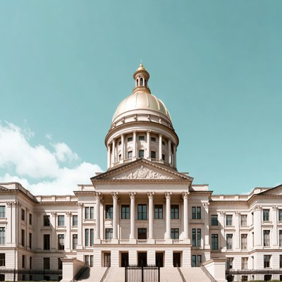 State Capitol Building with Golden Dome