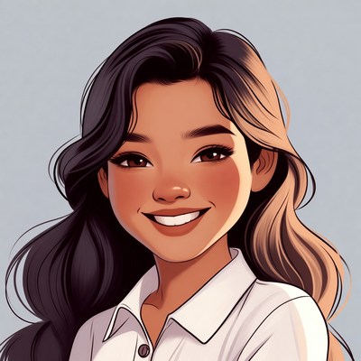 Smiling Asian woman portrait