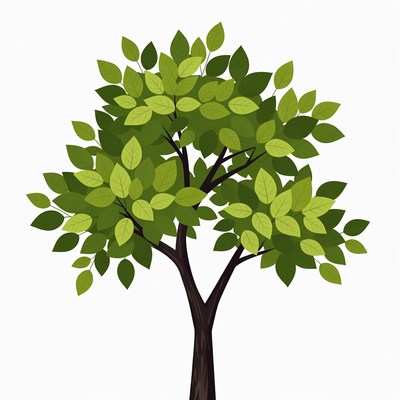 Green Tree Illustration