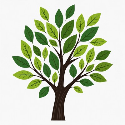 Green Tree Illustration
