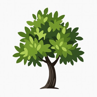 Green Tree Illustration